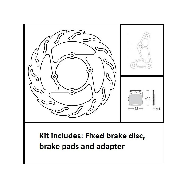 BRAKE KIT FRONT FIX 260MM - 17040339 - Dr Rider