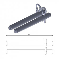 BRAKE PAD PIN - 17020376 - Dr Rider