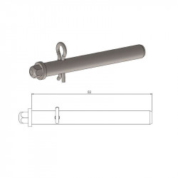 BRAKE PAD PIN - 17020378 - Dr Rider