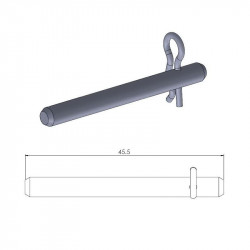 BRAKE PAD PIN - 17020384 - Dr Rider
