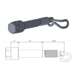 BRAKE PAD PIN - 17020390 - Dr Rider
