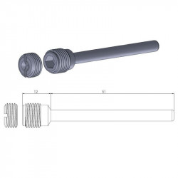 BRAKE PAD PIN - 17020396 - Dr Rider