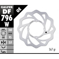 BRAKE DISC FIXED WAVE - 17111298 - Dr Rider