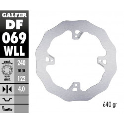 BRAKE DISC FIXED WAVE SOLID - 17111713 - Dr Rider