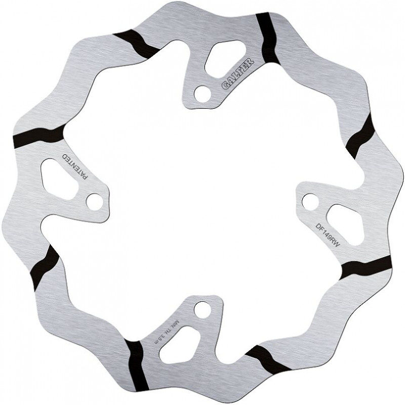 BRAKE DISC FIXED WAVE GROOVED - 17111715 - Dr Rider