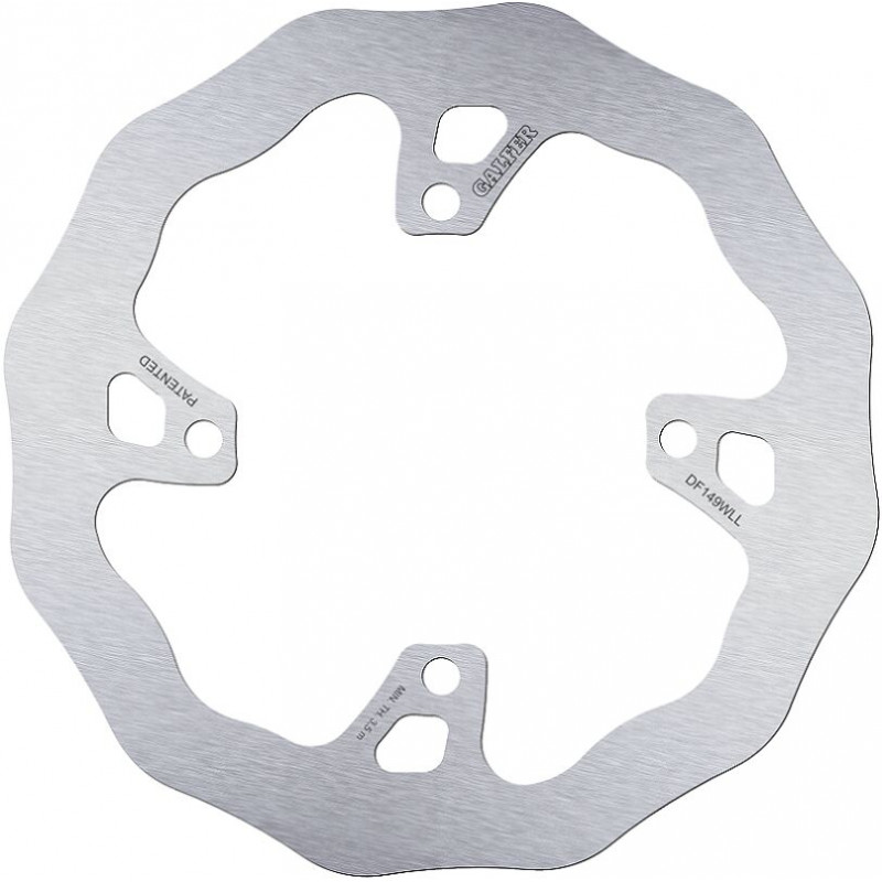 BRAKE DISC FIXED WAVE SOLID - 17111716 - Dr Rider