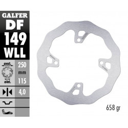 BRAKE DISC FIXED WAVE SOLID - 17111716 - Dr Rider