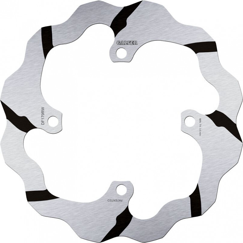 BRAKE DISC FIXED WAVE GROOVED - 17111718 - Dr Rider