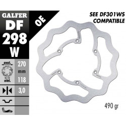 BRAKE DISC FIXED WAVE - 17111728 - Dr Rider