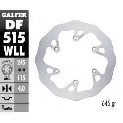 BRAKE DISC FIXED WAVE SOLID - 17111744 - Dr Rider