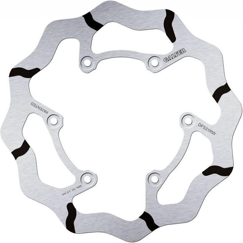 BRAKE DISC FIXED WAVE GROOVED - 17111745 - Dr Rider
