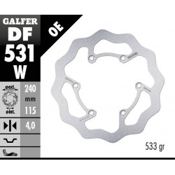 BRAKE DISC FIXED WAVE - 17111746 - Dr Rider