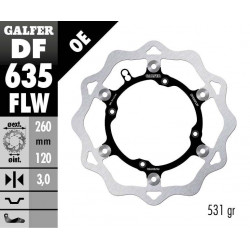 BRAKE DISC FLOAT WAVE - 17111750 - Dr Rider