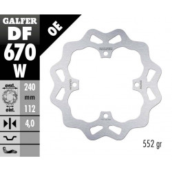 BRAKE DISC FIXED WAVE - 17111751 - Dr Rider