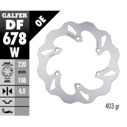BRAKE DISC FIXED WAVE - 17111755 - Dr Rider