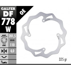 BRAKE DISC FIXED WAVE - 17111759 - Dr Rider