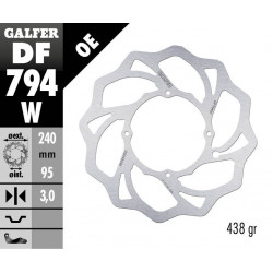 BRAKE DISC FIXED WAVE - 17111762 - Dr Rider