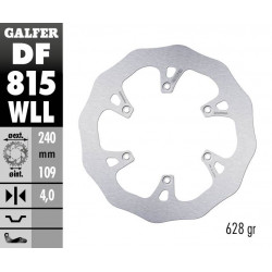 BRAKE DISC FIXED WAVE SOLID - 17111768 - Dr Rider
