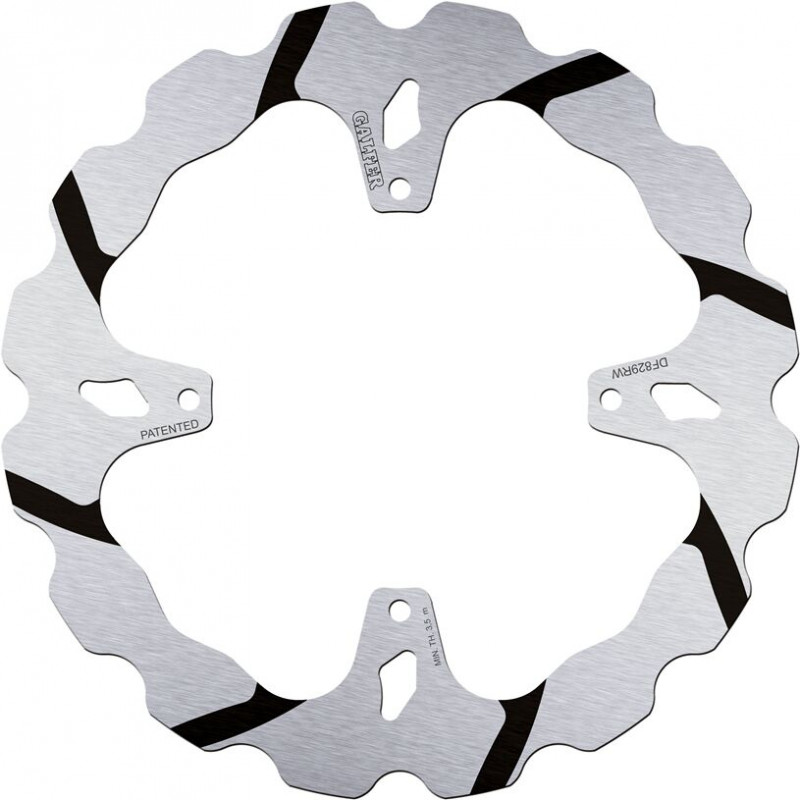 BRAKE DISC FIXED WAVE GROOVED - 17111773 - Dr Rider