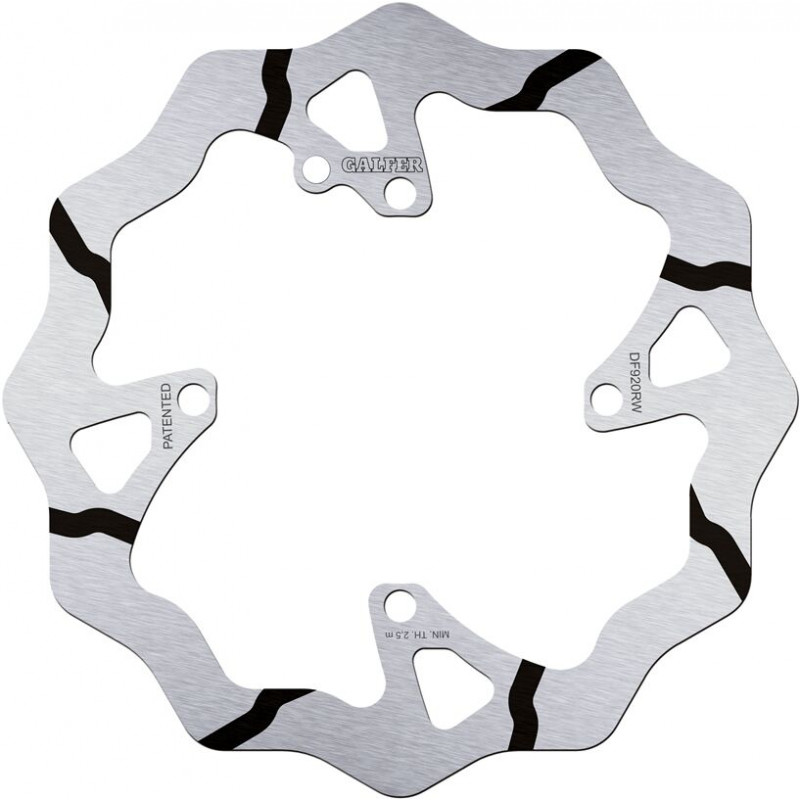 BRAKE DISC FIXED WAVE GROOVED - 17111786 - Dr Rider