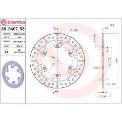 BRAKE DISC FIX FR - 17105030 - Dr Rider