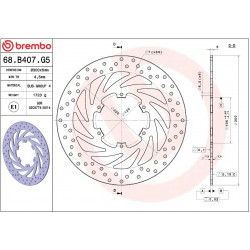BRAKE DISC FIX FR - 17105036 - Dr Rider