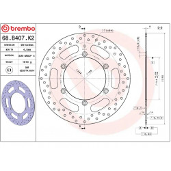 BRAKE DISC FIX FR - 17105039 - Dr Rider