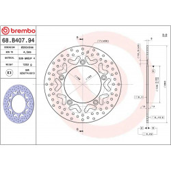 BRAKE DISC FIX FR/RR - 17105059 - Dr Rider