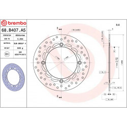 BRAKE DISC FIX FR/RR - 17105060 - Dr Rider