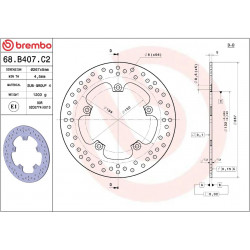 BRAKE DISC FIX FR/RR - 17105064 - Dr Rider