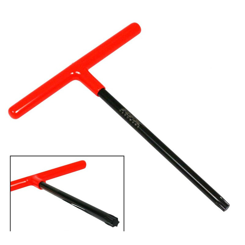 Clé en T RFX Pro Series empreinte standard avec poignée en caoutchouc - Tête Torx T45 pour KTM - noir/orange - Dr Rider