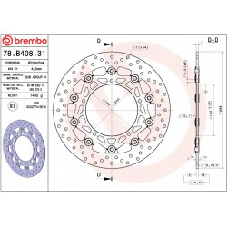 BRAKE DISC FLOAT FR - 17105081 - Dr Rider