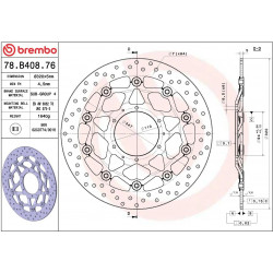 BRAKE DISC FLOAT FR - 17105106 - Dr Rider