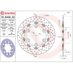BRAKE DISC FLOAT FR - 17105120 - Dr Rider