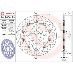 BRAKE DISC FLOAT FR - 17105125 - Dr Rider