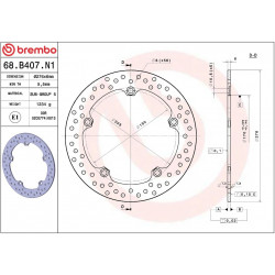 BRAKE DISC FIX RR - 17105163 - Dr Rider