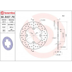 BRAKE DISC FIX RR - 17105170 - Dr Rider