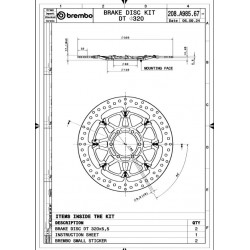 BRAKE DISCS T-DRIVE - 17105181 - Dr Rider