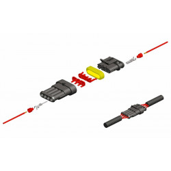 Cosse mâle générique BIHR Ø0,85mm²/1,25mm² - Dr Rider