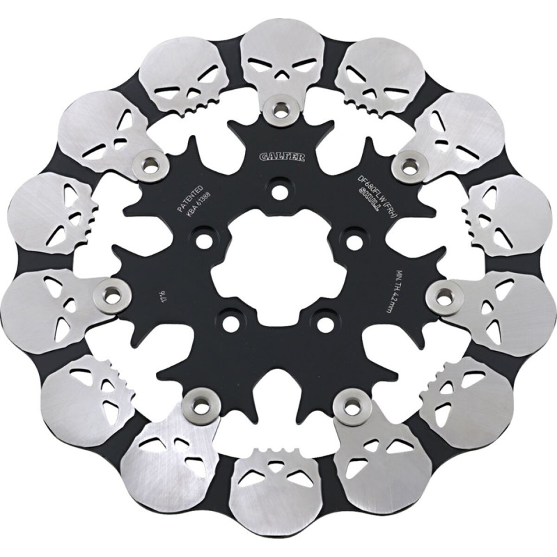 BRAKE DISC FLOAT SKULL - 17103760 - Dr Rider