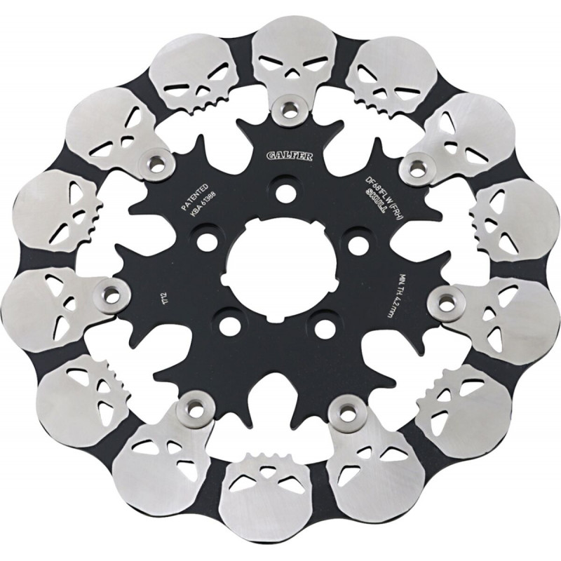 BRAKE DISC FLOAT SKULL - 17103762 - Dr Rider