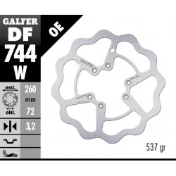 BRAKE DISC FIXED WAVE - 17104085 - Dr Rider