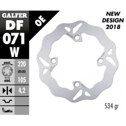 BRAKE DISC FIXED WAVE - 17104086 - Dr Rider