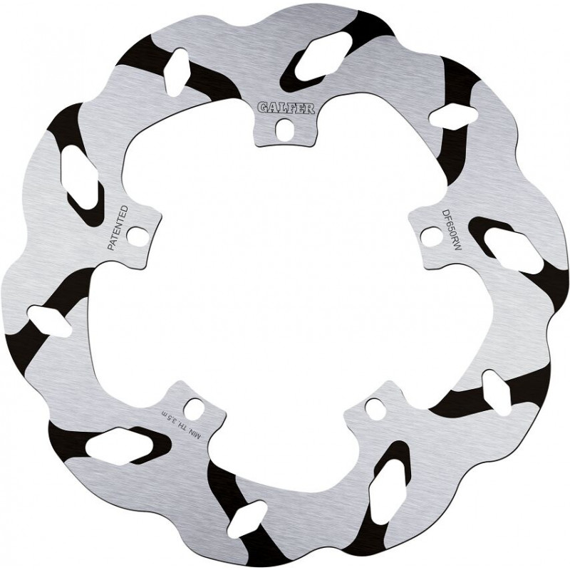 BRAKE DISC FIXED WAVE GROOVED - 17104089 - Dr Rider