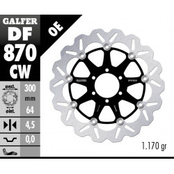 BRAKE DISC FLOAT WAVE - 17104092 - Dr Rider