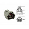 Connectique femelle série 090 SMTO BIHR type origine 2 voies gris - 5 pcs - Dr Rider