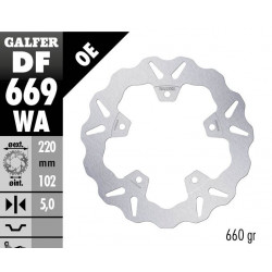 BRAKE DISC FIXED WAVE - 17104101 - Dr Rider