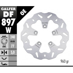 BRAKE DISC FIXED WAVE - 17104105 - Dr Rider