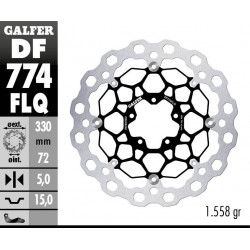 BRAKE DISC FLOAT CUBIQ - 17104108 - Dr Rider