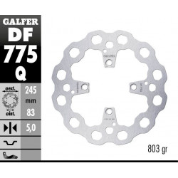 BRAKE DISC FIXED CUBIQ - 17104109 - Dr Rider